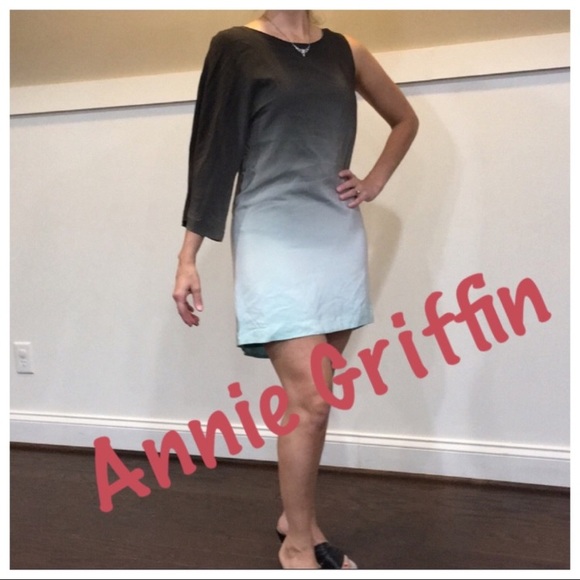 Annie Griffin one sleeve silk dress - Picture 3 of 9